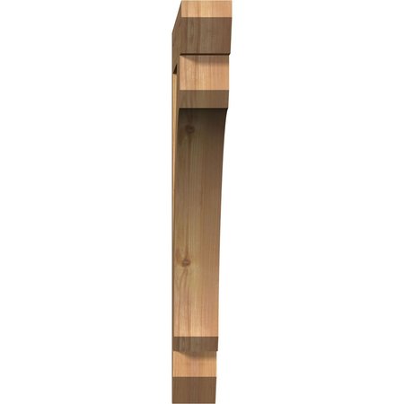 Ekena Millwork Legacy Slat Smooth Bracket, Western Red Cedar, 3 1/2"W x 30"D x 30"H BKT04X30X30LEC06SWR